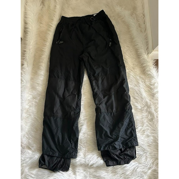 Vintage 80’s/90’s Tech Windbreaker/Track Style Pants. Size M Black - Picture 2 of 9